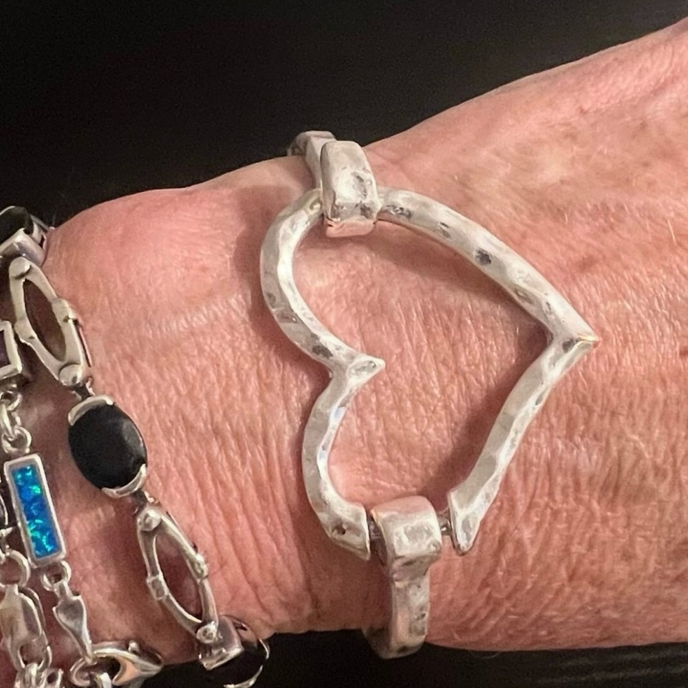 Silver Heart Bracelet